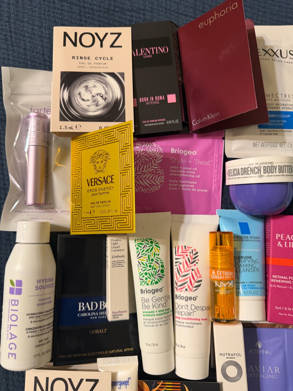 ULTA Samples 40 pouch NEW NOYZ Briogeo Peach & Lily - Picture 2 of 11